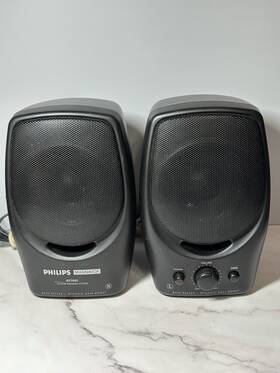 Ay3860 Philips Phillips Magnavox Right And Left Speaker-works