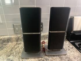 Philips Dc177 Speaker Micro Mini System Pair Nice Sound