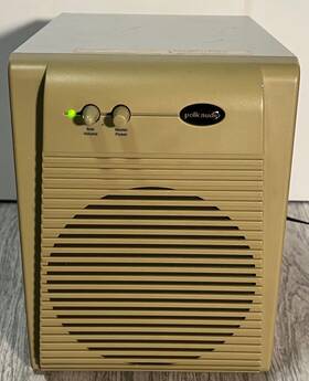 Am0090-a Polk Amr90 Vintage Audio System Computer Speaker- Gray - Model Works