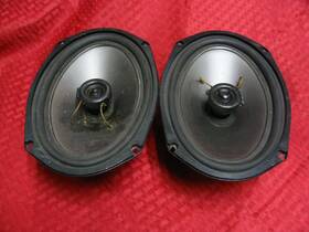 Ex692 Polk Pair X692 4 Ohm Car Speakers -as Is One Works Fine Has No Highs