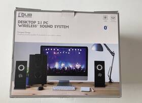 Qub Works Qub86001gn-blk Desktop 2.1 Pc Wireless Speaker System Bluetooth Black Rca