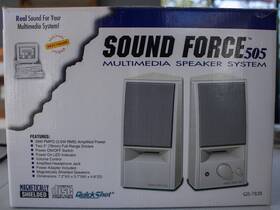 Qs-7838 Quickshot Soundforce 505 Multimedia Speaker System Tested Working