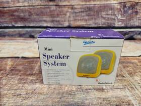 40-1400 Radio Shack Radioshack Mini Speaker System # In Original Box