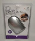2266490 Radio Shack Portable Folding Amplified Speaker System With Case Nip