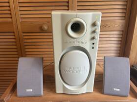 40-4075 Radioshack Radio Shack Optimus Amplified Speaker System/ Computer Ipod Mp3 Player