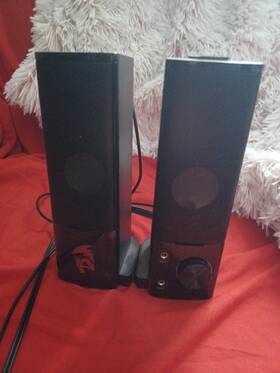 Gs550 Redragon 897093824783 Pc Gaming Speakers 2.0 Channel Desktop Computer Sound Bar