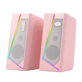Gs520 Redragon 950376717764 Rgb Desktop Speakers 2.0 Channel Pc Computer Stereo Speaker With 6 Colorf