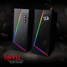 Gs520 Redragon Anvil Rgb Led Pc Desktop Speakers Stereo Usb 3.5mm Cable