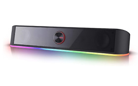 Gs560 Redragon Adiemus Rgb Desktop Soundbar 2.0 Channel Speaker Usb 3.5 Mm
