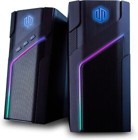 Rgb Led 2pcs Usb Wired Computer Mini Speakers Stereo Bass For Pc Desktop Laptop