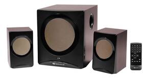 Rockville 613815715511 Rock Media Gaming Twitch Streaming Bluetooth Computer Speakers Sub
