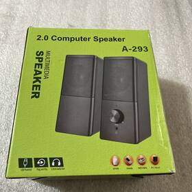 A-293 Roson Computer Speaker Compact Size With Headphone Jack Enhanced Bass