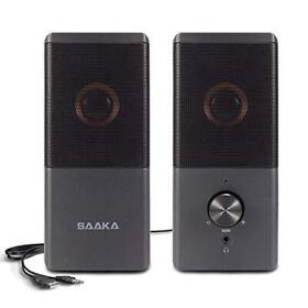 Roson Computer Speaker Compact Size With Headphone Jack Enhanced Bass