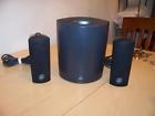S-lg3 Logitech Soundman X1 Model Subwoofer 2 Speakers Great Used Condition