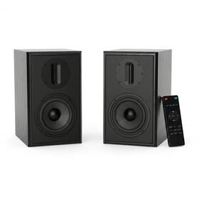 Samtronic 784730988806 5.25 Inch Bluetooth Bookshelf Speakers Desk Record Player With Magnetica