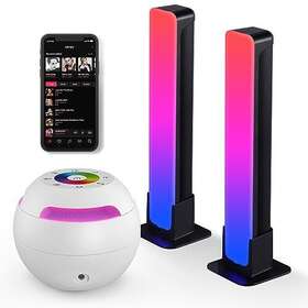 Uwe-lgs01a Shenzhen Uwe International Technology Light Show Gaming Speaker Rgb Bookshelf Soundbar Hifi Sound Quality And