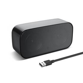 Shuley 752895664972 Desktop Computer Speakers Wired Usb Soundbar Portable Laptop Pc Speaker Black