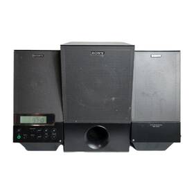 Srs-df30 Sony Rare Pc Speaker System With Subwoofer And Radio Tuner