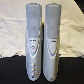 Srs-pc7 Sony Rare Premium Powered Speaker System Vintage Hi-fi Sound Tested. Wow