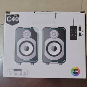 Soulion C40bk-etermitt C40 Usb Bluetooth 2.0 Computer Speakers Led Effects Surround Black