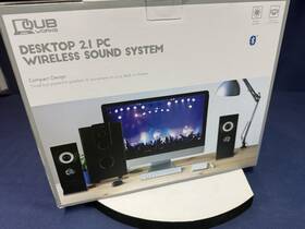 Speakers 681066496947 Qub Works Desk Top Wireless Sound System