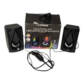 Speakers 805106228347 Xtreme Tech Multicolor Led Gaming For Pc Or Laptop Usb