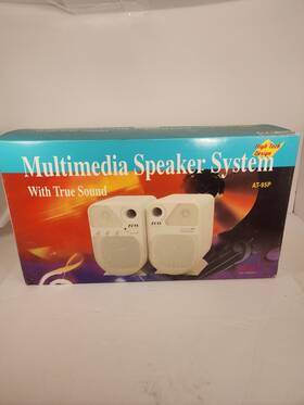 At-95p Speakers Multimedia Speaker System With True Sound Boss Computer