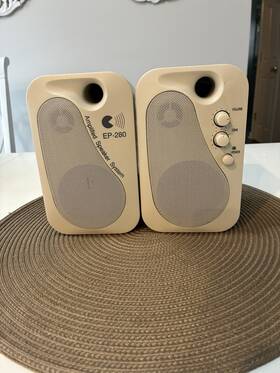 Ep-280 Speakers Computer Used Amplified Speaker System Tested Works
