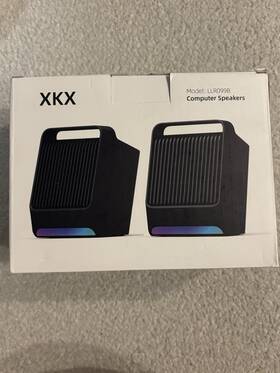 Llr099b Speakers Brand New Xkx Usb Computer With Rgb Lights Never Used