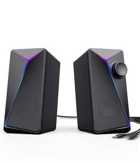 Speakers Pc Gaming C0706 Computer With Enhanced Bass And Volume Control