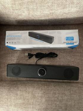 E-1002 Speakers Xd200 Smart Wireless Desktop Usb Power Supply Black - Open Box New