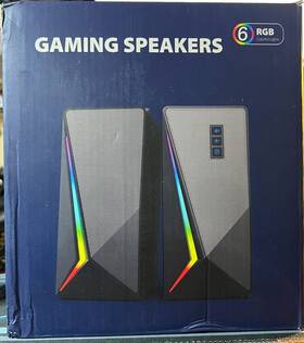 Ym-l9 Speakers Gaming 6rgb Colorful Lights Awesome Sound Great