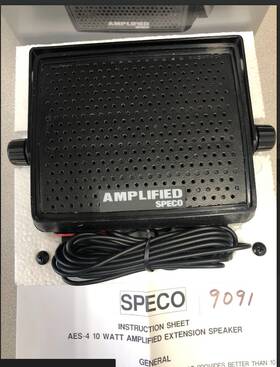 Speaes4 Speco Speas4 Amplified Professional Speaker