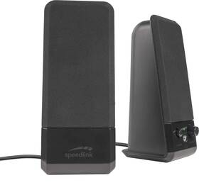 Sl-8004-bk  Speedlink 027301955156 Event Stereo Speakers 2-piece Desktop Set Usb Powered Sl