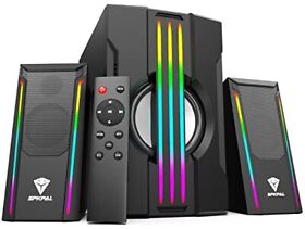 Spkpal 2.1 Bluetooth Computer Speakers With Subwoofer Gaming Home