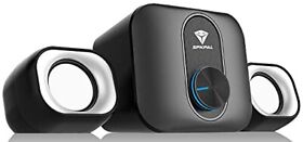 Spkpal 2.1 Compact Computer Speakers With Subwoofer 11w Usb Stereo Pc S