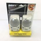 Srs-pc21 Sony New Active Speaker System Amplifiers Pair Of 027242501027