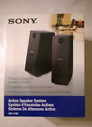 Srs-z100 Sony Wired Active Computer Speaker System