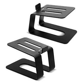 Stageek Aluminum Desktop Speaker Stands Pair Universal Desk Stand For Small