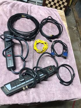 Td-v26 Staples Plug Strips Computer Cables Coaxial Lot Surge Protector