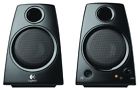 Stereo Home Indoor System Pair Audio Mini Gift Logitech Speaker Laptop Computer Bass 3.5 Mm Jack Wired 2.0 Desktop Music Black 0752190557436