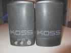 Sx-30 Sx 30 Koss Computer Speakers Black Battery Powered Or With Optional Adapter