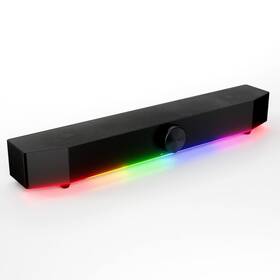 Tilted Nation 701107500959 Gaming Soundbar - Monitor Sound Bar For Pc Rgb Computer Speakers Deskto