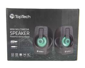 Toptech Audio Inc. 689259427464 Mini Multimedia Usb Powered Speakers For Pc Cd Dvd Mp3/mp4 Game Console