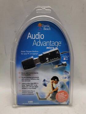 Turtle Beach 731855011209 Audio Advantage Micro For Pc Or Laptop Boost Superior