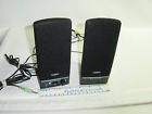 U075035a12 Insignia Oem Computer Speakers With Ac Power Adapter