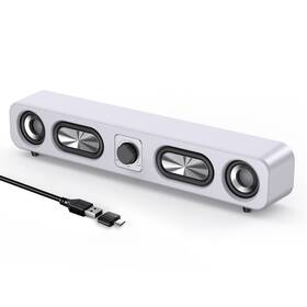 Bt87 Uakinat Computer Speakers Hifi Sound Quality Bar Wired Usb-powered So