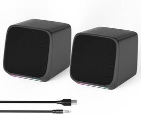 E-1078 Uakinat Computer Speakers For Desktop Pc Small Comput