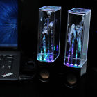 Unbranded Black Usb Led Light Dancing Water Speakers Music For Laptop Pc Mp3 Phone Audio 889081154211