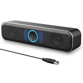 Upgraded Usb Computer Speakers For Desktop Laptop Pc Gaming With St